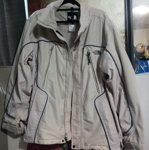 Vintage The North Face Cream Jacket Size L.